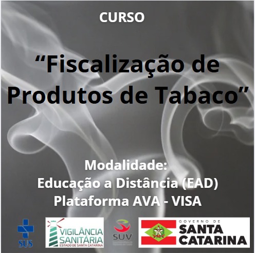 panfleto com ilustracao de fumaça