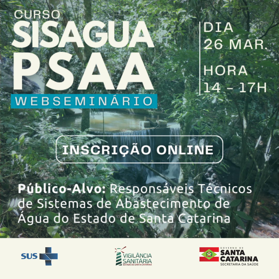 treinamento para uso do sisagua psaa
