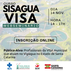 Treinamento de uso do SISAGUA para VISA – NOV. 2024