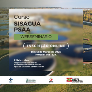 Treinamento para uso do SISAGUA / PSAA – Março/2025