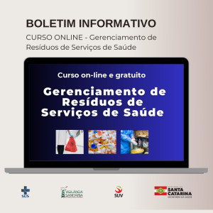 Inscrições abertas para a 3ª turma do curso “Gerenciamento de Resíduos de Serviços de Saúde”