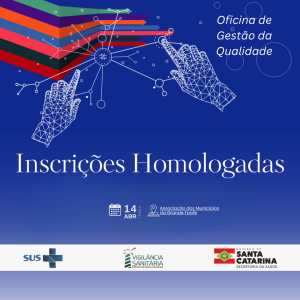 LISTA DE INSCRIÇÕES HOMOLOGADAS